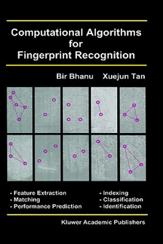 Kniha Computational Algorithms for Fingerprint Recognition B. Bhanu