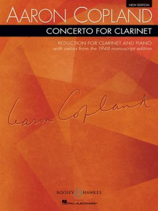 Materiale tipărite Concerto for Clarinet Aaron Copland