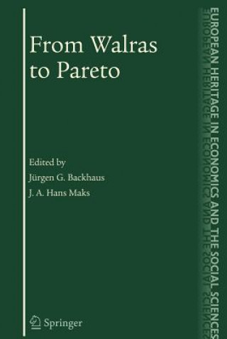 Kniha From Walras to Pareto Jürgen Backhaus