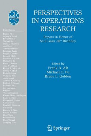 Buch Perspectives in Operations Research Frank B. Alt