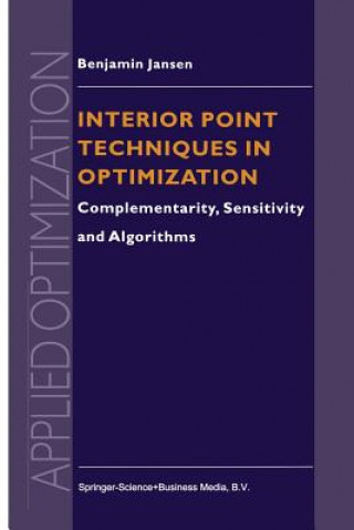 Kniha Interior Point Techniques in Optimization B. Jansen