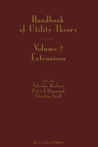 Buch Handbook of Utility Theory Salvador Barbera