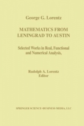 Knjiga Mathematics from Leningrad to Austin, 2 Pts. Rudolph A. Lorentz