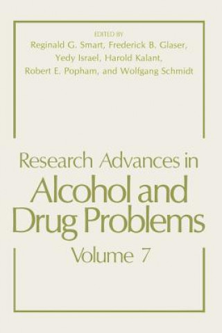 Könyv Research Advances in Alcohol and Drug Problems Reginald Smart