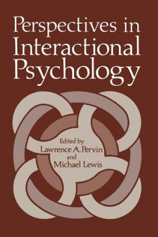 Livre Perspectives in Interactional Psychology Lawrence Pervin