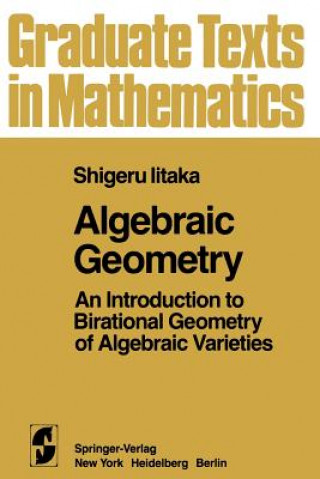 Kniha Algebraic Geometry S. Iitaka