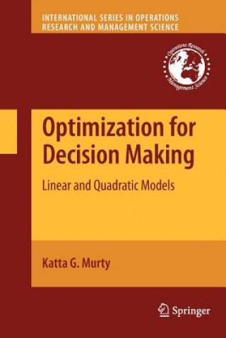 Book Optimization for Decision Making Katta G. Murty