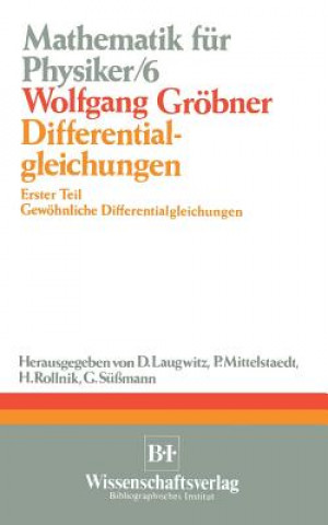 Könyv Differentialgleichungen Wolfgang Grobner