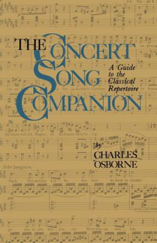 Kniha Concert Song Companion Charles Osborne