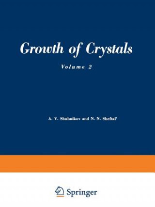 Kniha Growth of Crystals A. V. Shubnikov