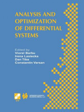 Könyv Analysis and Optimization of Differential Systems Viorel Barbu