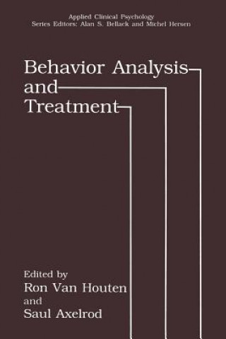 Książka Behavior Analysis and Treatment Saul Axelrod