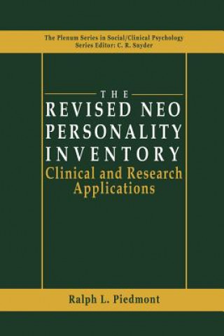 Knjiga Revised NEO Personality Inventory Ralph L. Piedmont