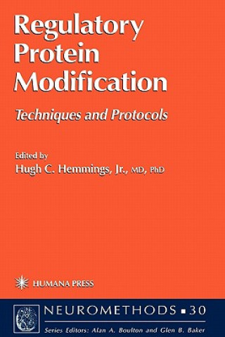 Kniha Regulatory Protein Modification Hugh C. Hemmings