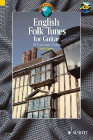 Kniha English Folk Tunes for Guitar, m. Audio-CD Hugh Burns