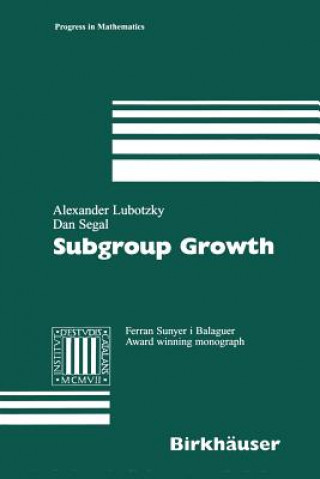 Könyv Subgroup Growth Alexander Lubotzky