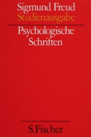 Kniha Psychologische Schriften Sigmund Freud