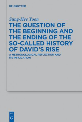 Kniha Question of the Beginning and the Ending of the So-Called History of David's Rise Sung-Hee Yoon