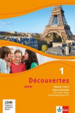 Carte Découvertes 1. Junior für Klassen 5 und 6, m. 1 CD-ROM 