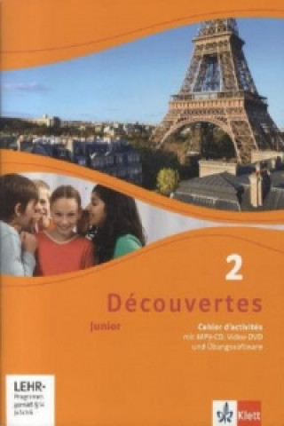 Carte Découvertes 2. Junior für Klasse 6, m. 1 CD-ROM 