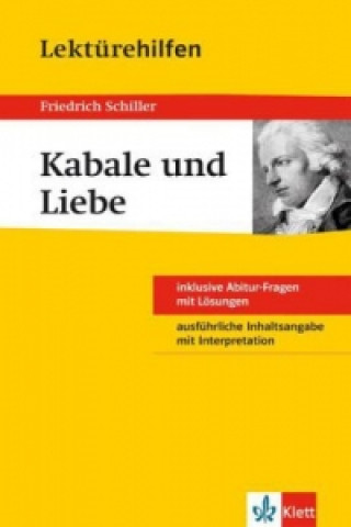 Carte Klett Lektürehilfen Friedrich Schiller, Kabale und Liebe Hans-Georg Müller
