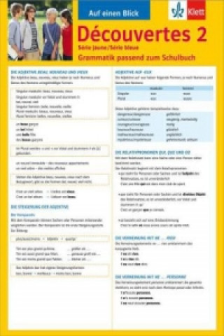 Carte Découvertes 2. Série jaune und Série bleue - Auf einen Blick: Grammatik passend zum Schulbuch Bettina Malek