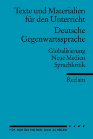 Buch Deutsche Gegenwartssprache Tobias Heinz