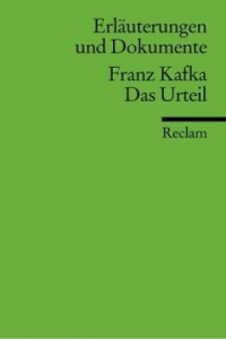 Carte Franz Kafka 'Das Urteil' Franz Kafka