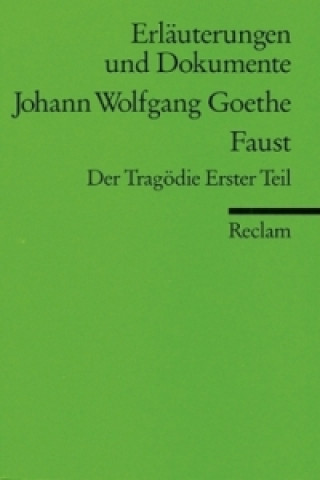 Carte Johann Wolfgang Goethe 'Faust', Der Tragödie Erster Teil Johann W. von Goethe