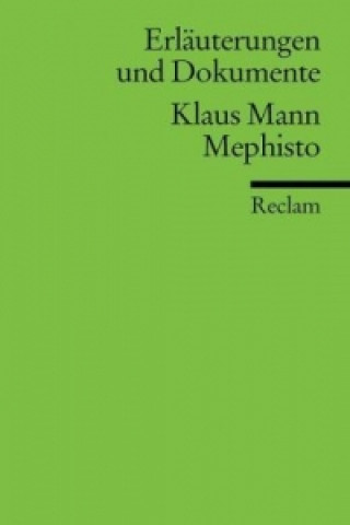 Carte Klaus Mann 'Mephisto' Klaus Mann