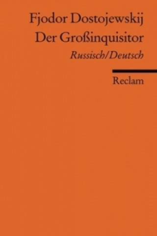 Kniha Der Großinquisitor, Russisch/Deutsch Fjodor M. Dostojewskij