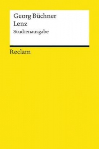 Könyv Lenz, Studienausgabe Georg Büchner