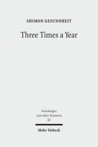 Kniha Three Times a Year Shimon Gesundheit