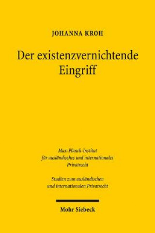 Книга Der existenzvernichtende Eingriff Johanna Kroh