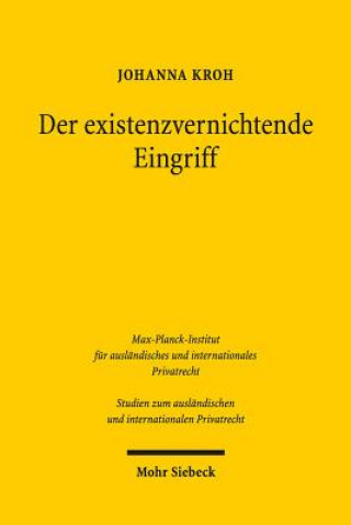 Kniha Der existenzvernichtende Eingriff Johanna Kroh