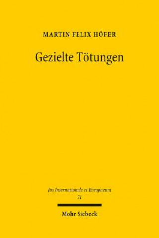 Book Gezielte Toetungen Martin F. Höfer