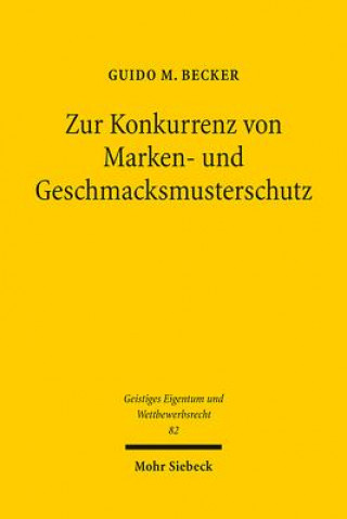 Carte Zur Konkurrenz von Marken- und Geschmacksmusterschutz Guido M. Becker