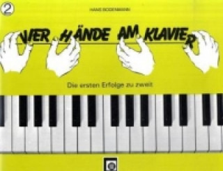 Tiskovina Vier Hände am Klavier. Bd.2 Hans Bodenmann