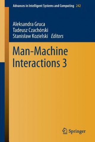 Buch Man-Machine Interactions 3 Aleksandra Gruca