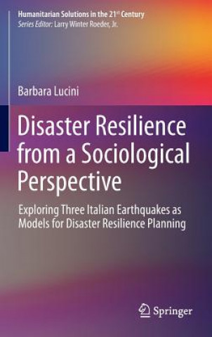 Kniha Disaster Resilience from a Sociological Perspective Barbara Lucini