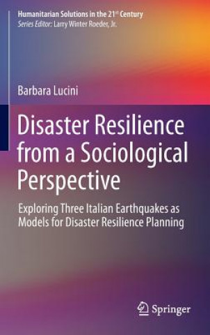 Könyv Disaster Resilience from a Sociological Perspective Barbara Lucini