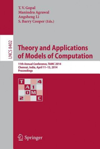 Książka Theory and Applications of Models of Computation Manindra Agrawal