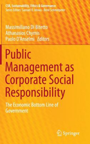 Książka Public Management as Corporate Social Responsibility Massimiliano de Bitetto
