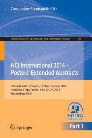 Book HCI International 2014 - Posters' Extended Abstracts Constantine Stephanidis