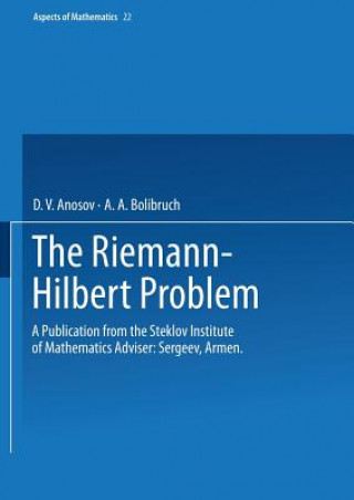 Książka The Riemann-Hilbert Problem D. V. Anosov