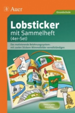 Joc / Jucărie Lobsticker mit Sammelheft (4er-Set) Auer Verlag