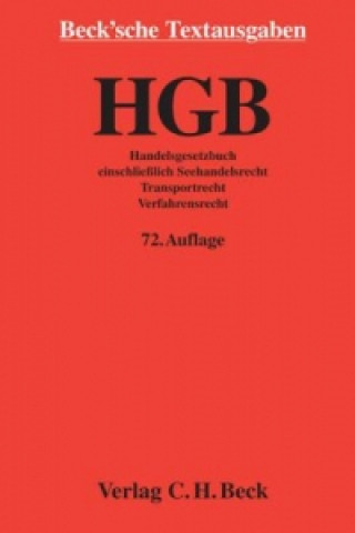 Книга Handelsgesetzbuch 