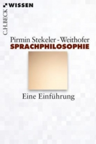 Kniha Sprachphilosophie Pirmin Stekeler-Weithofer