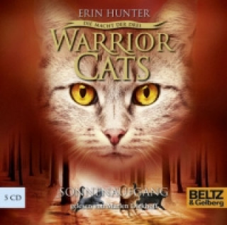 Audio Warrior Cats - Die Macht der drei, Sonnenaufgang, 5 Audio-CDs Erin Hunter