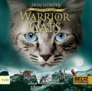 Hanganyagok Warrior Cats, Zeichen der Sterne, Spur des Mondes, 5 Audio-CDs Erin Hunter